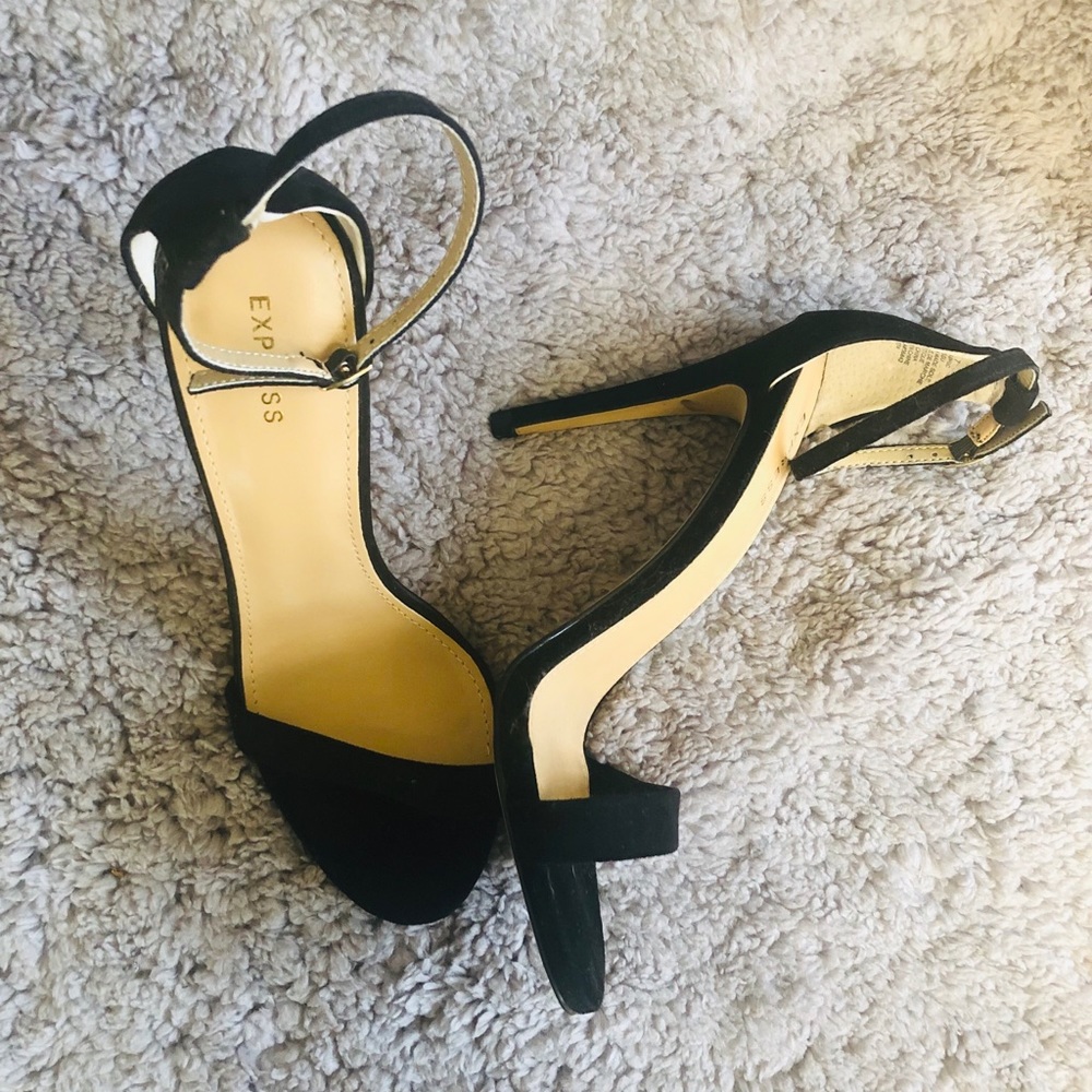 High Heeled Sandals - Black